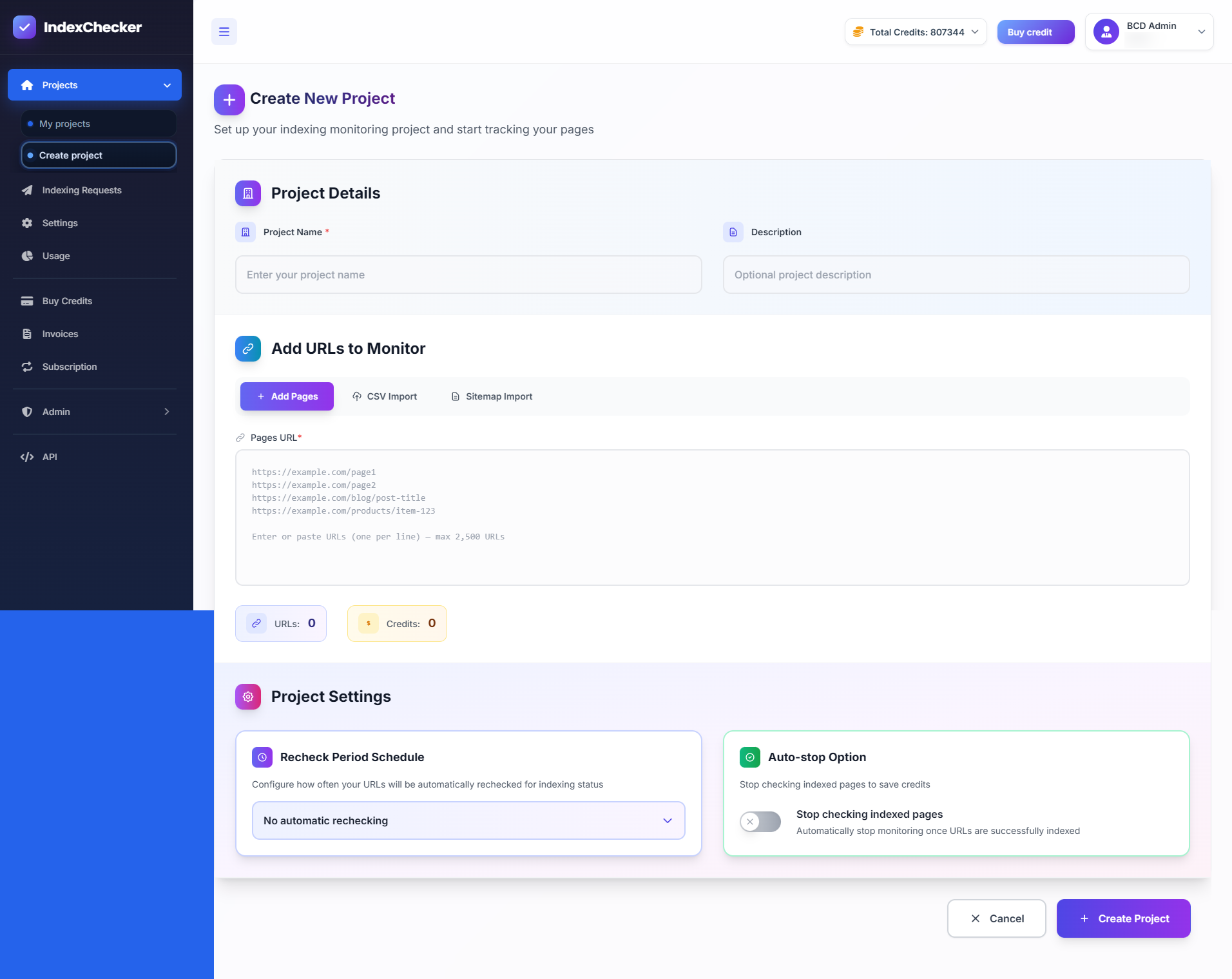 Filters and monitoring screenshot placeholder