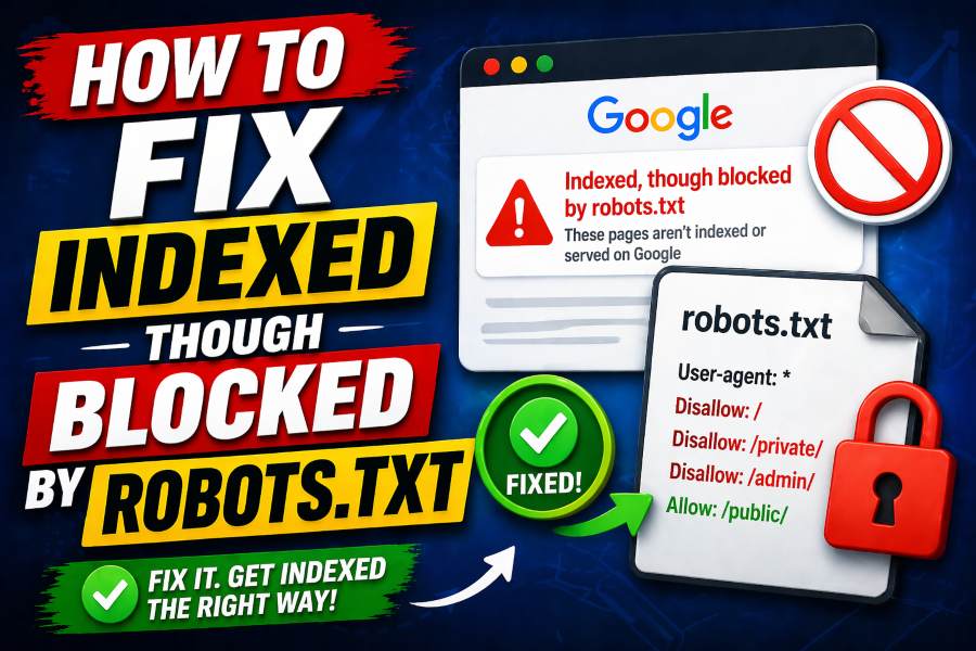 How To Fix Indexed Though Blocked By Robots.txt