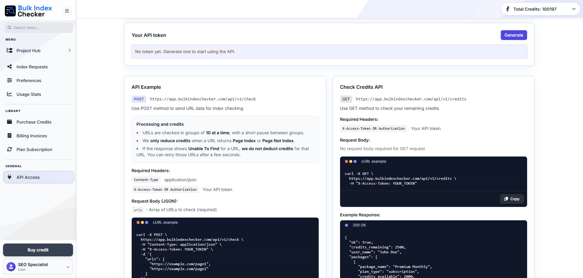 API access screenshot placeholder